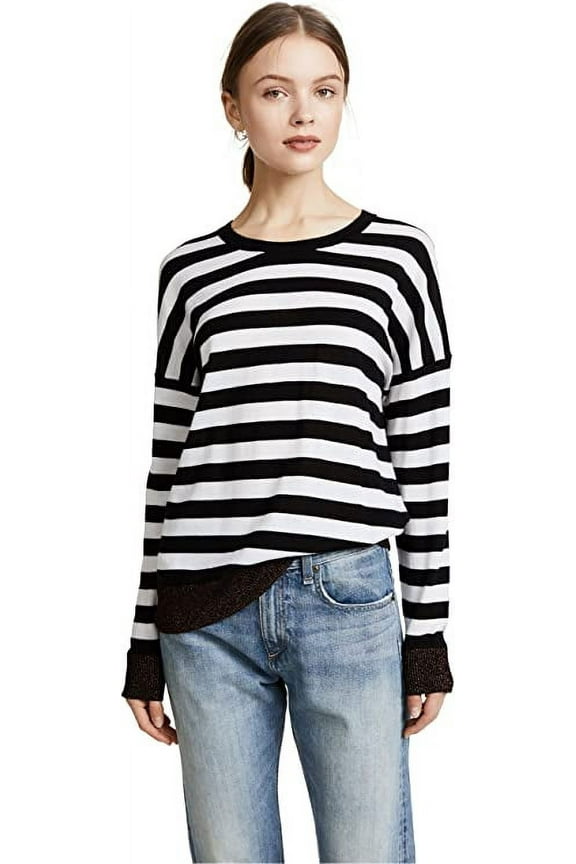 Women's June Crew Sweater, Black, Small