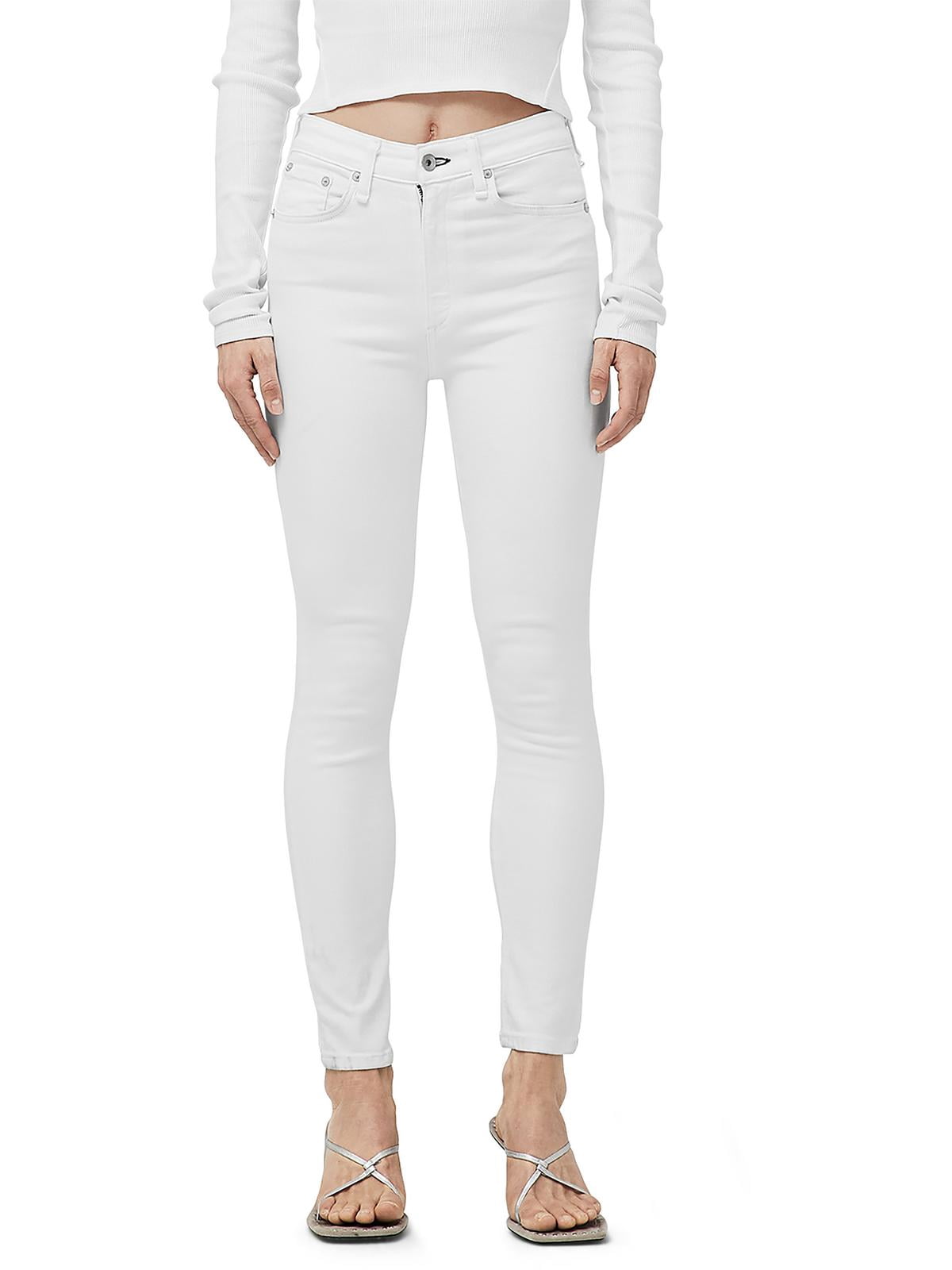 574.Stretch white denim pants 574.Stretch white denim pants