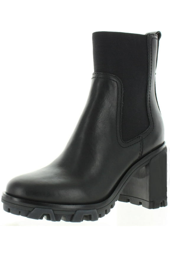 Womens Shiloh High Leather Ankle Chelsea Boots