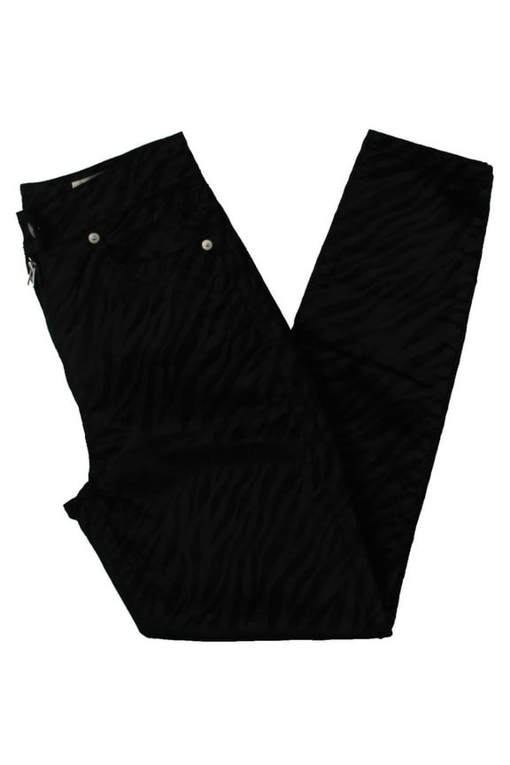 Womens Skinny Slimming High-Waist Jeans Black 27