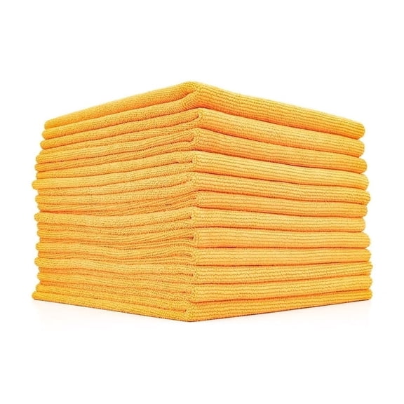 The Rag Company - The Edgeless Pearl - 320gsm, 16in x 16in, Orange (12-Pack)