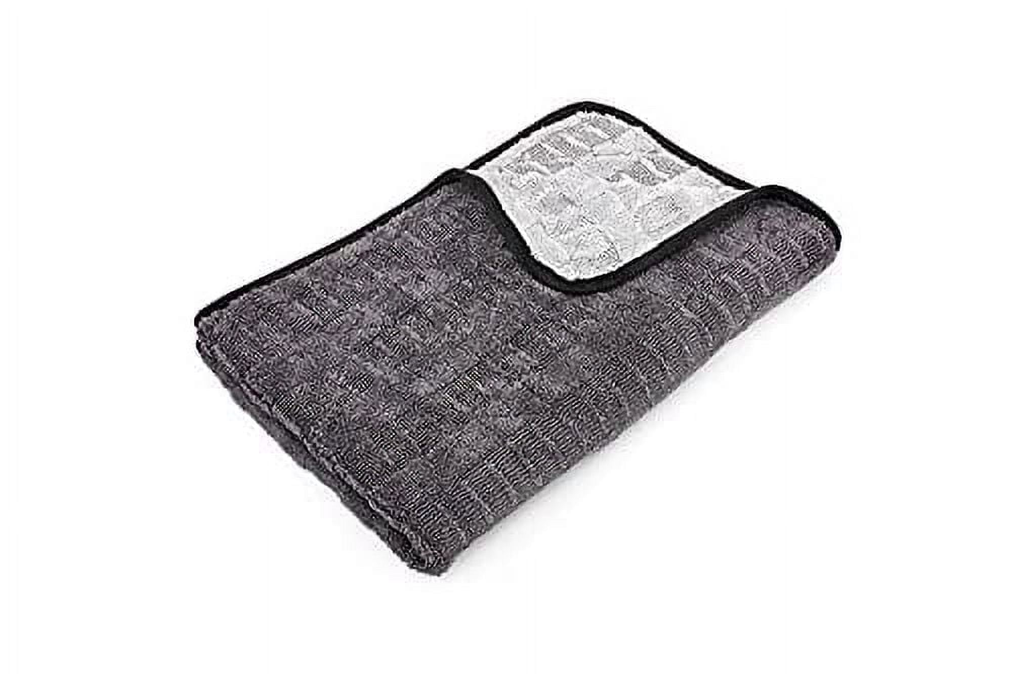 The Rag Company - The Gauntlet - Car Drying Towel - 70/30 Blend Premium Microfiber, 900gsm, 20in x 30in, Ice Grey + Grey