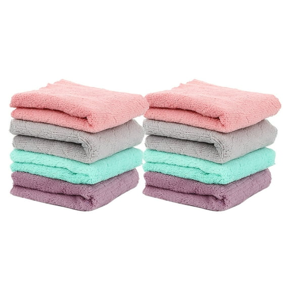 Rag Company Microfiber, Tswift Absorbent Corals Dish Rag Wipe Wiping Towel Sink Cloth Home Kitchen Clean Cleaning Supplies Rags Cleaning Microfiber Cloth Cleaning Supplies