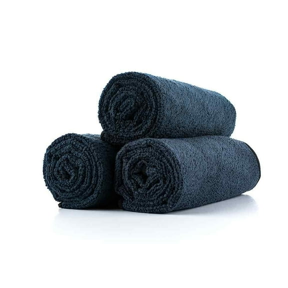 The Rag Company - Sport & Workout Towel - Gym Towels - 320gsm, 16in x 27in, Midnight (3 Pack)