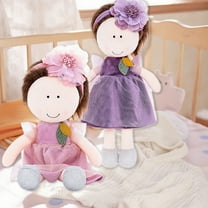 Rag Doll | Soft Knit Lint Fabric Plush Figurine | Premium Cotton Filling Collectible Teddy Figure 13.7in | Decorative Home Accent Companion | Festive Gift Keepsake