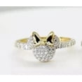 thumbnail image 1 of Rag Jewels 2.00 Ctw Round Cut White Diamond Wedding Anniversary Engagement Band Ring 14K Yellow Gold Plated 925 Sterling Silver 925 Sterling Silver -5, 1 of 3