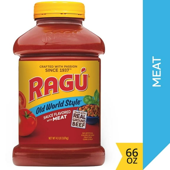 Ragú Old World Style Pasta Sauce Flavored with Meat 66 oz - Pack of 3