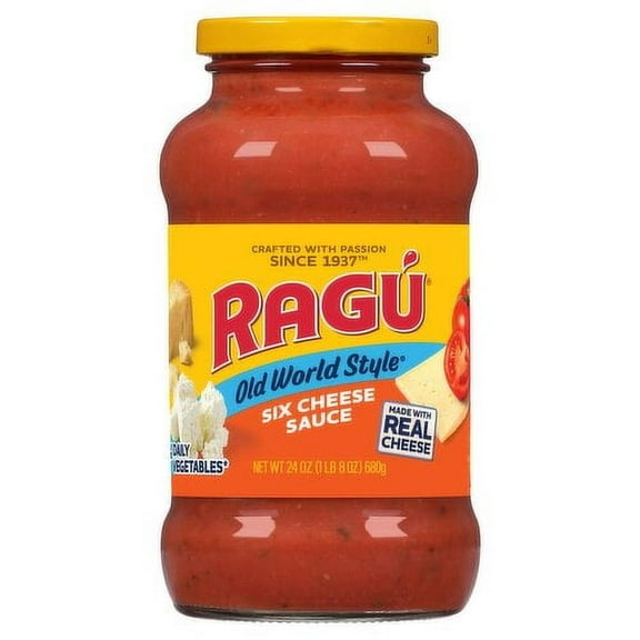 Ragú Old World Style Six Cheese Sauce, 24 oz( pack of 1 )