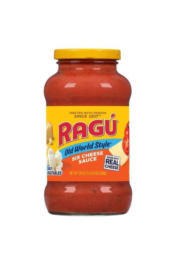 Rag Old World Style Six Cheese Sauce, 24 oz( pack of 1 )