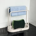 thumbnail image 1 of Rag Rack Kitchen Storage Organizer for Sink Dishcloths Efficient Drainage Sponge Holder Space Saving Solution, 1 of 6