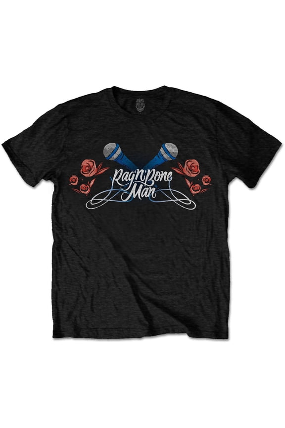 Rag'n'Bone Man Unisex T-Shirt Mics & Roses (X-Large)