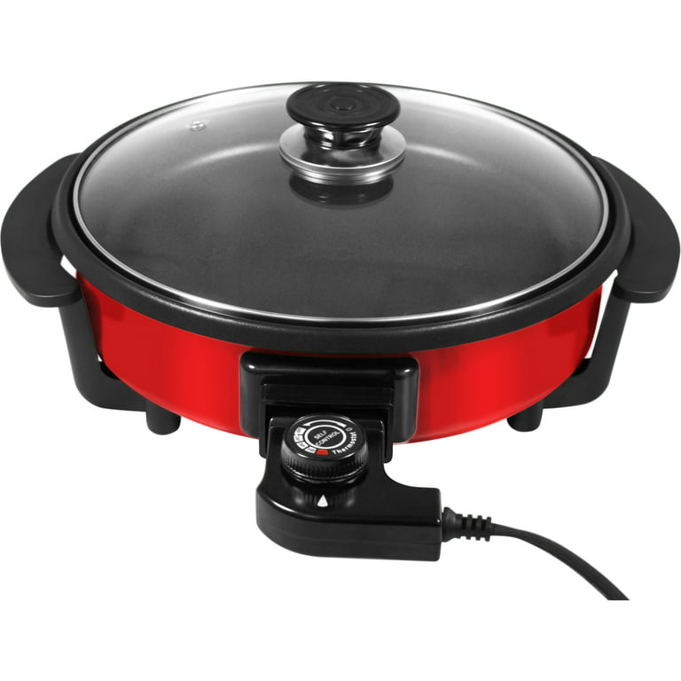110V 700W 23cm 2L Electric Skillet Portable Travel Electric Pan Non-stick  Small Frying Pan Home Appliance для дома мультиварка - AliExpress