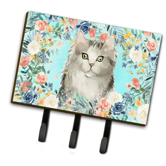 Ragamuffin Spring Flowers Leash or Key Holder