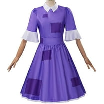 Purple Carnival Dress Outfit Circus Clothes Patch Dress