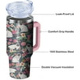 thumbnail image 1 of Ragdoll Cat Tumbler with Handle and Straw, 40 oz Siamese Birman Cat Stainless Steel Insulated Cup with Lid and Straw,Travel Coffee Mug Water Bottle, Birthday Mothers Day Gifts for Animal Lovers Women, 1 of 5