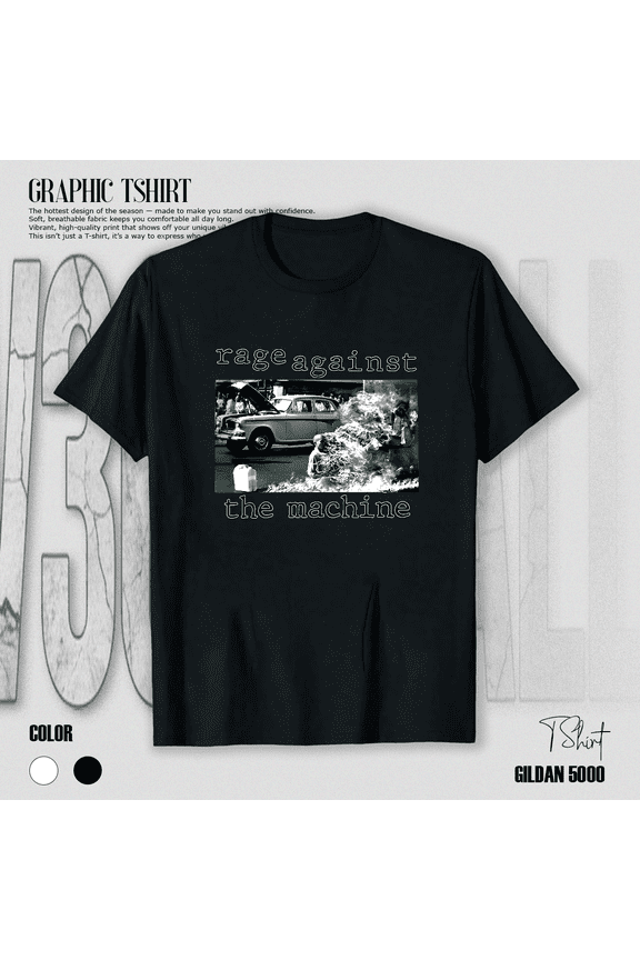 Rage Against The Machine 1992 Rock Band Tour Fan Unisex T-Shirt up to size 5XL