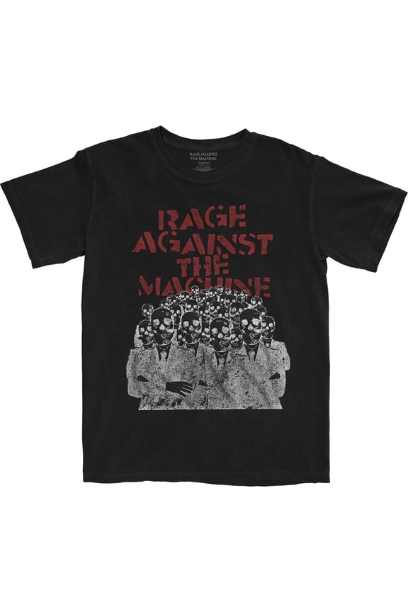 Rage Against The Machine Unisex T-Shirt Crowd Masks (Small)