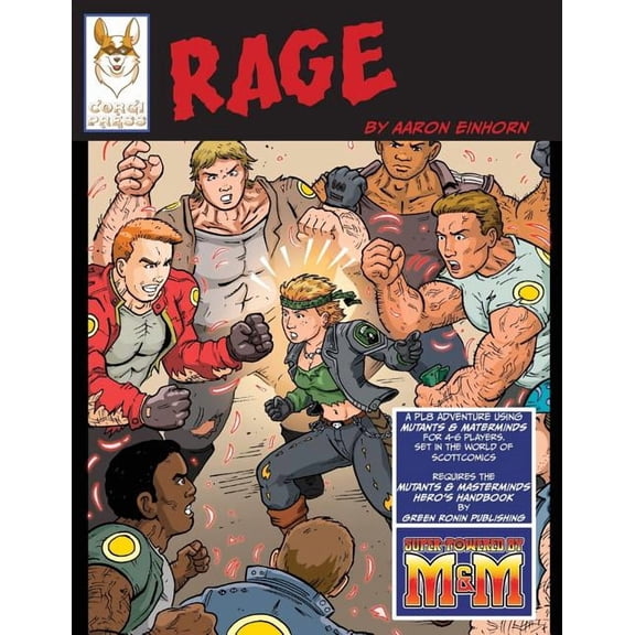 Rage: An RPG PL8 Adventure using Mutants & Masterminds (Paperback)
