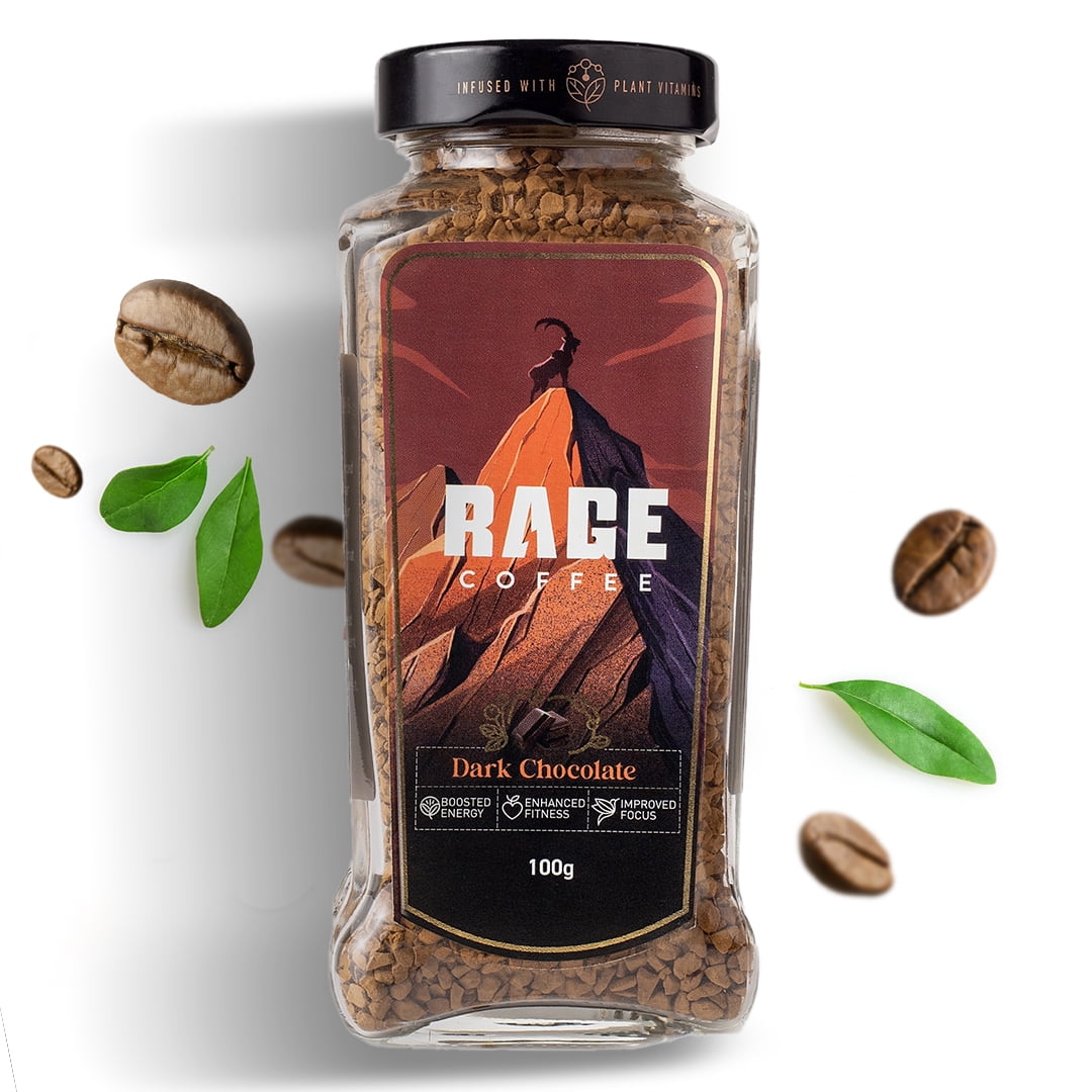 Rage Coffee 100 Gms Dark Chocolate Flavour Premium Arabica