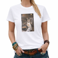 thumbnail image 1 of Rage Consumes Me Funny Cat Floral Graphic Tees Women's Cat Lover Meme Shirt, 1 of 4