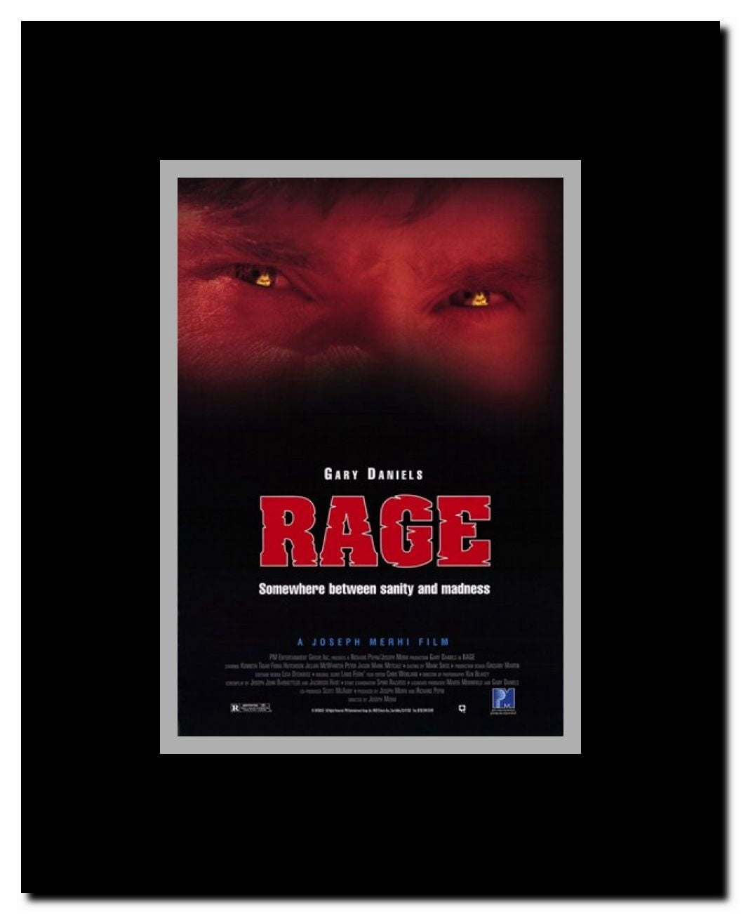Rage Framed Movie Poster