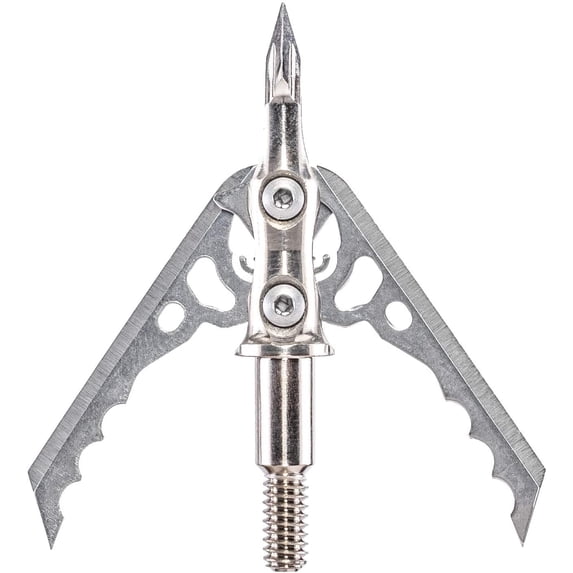 RAGE Hypodermic NC +P 2-Blade Broadhead Hybrid Tip Stainless Steel