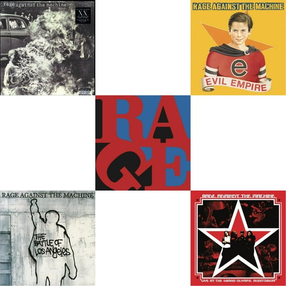 Rage Against The Machine & Battle Of Los Angeles (180G LP Vinyl) & Renegades (180G LP Vinyl) & Evil Empire (Pa) (180G) & Live At The Grand Olympic Auditorium (2LP/180G Vinyl)