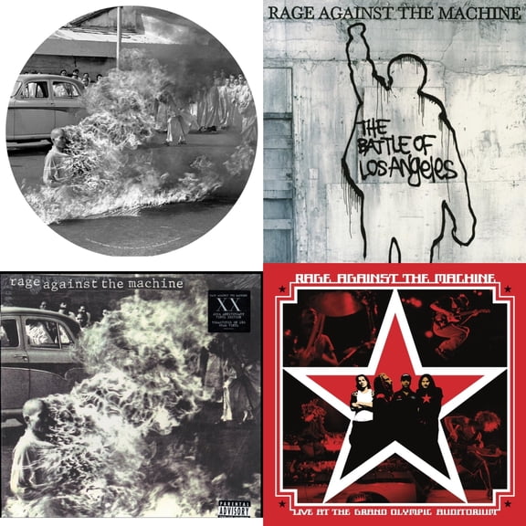 Rage Against The Machine (X) (Picture Disc) & Battle Of Los Angeles (180G LP Vinyl) & Rage Against The Machine & Live At The Grand Olympic Auditorium (2LP/180G Vinyl)