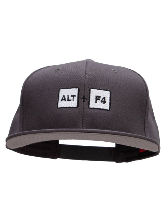 Rage Quit Embroidered Prostyle Snapback - Charcoal OSFM
