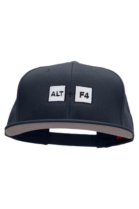 Rage Quit Embroidered Prostyle Snapback - Navy OSFM