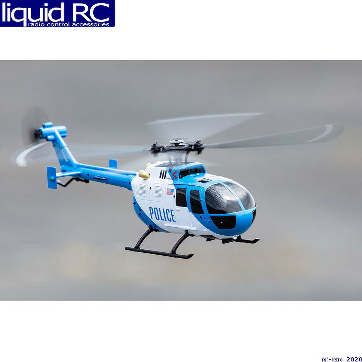 Rage RC 6051 Hero-Copter 4 Blade RTF Helicopter - Police