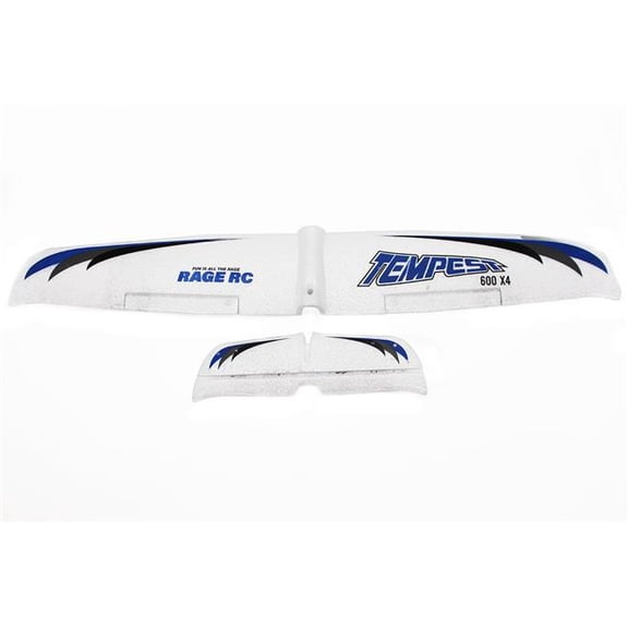 Rage RC RGRA1021 Tempest 600 X4 Main Wing & Tail Set