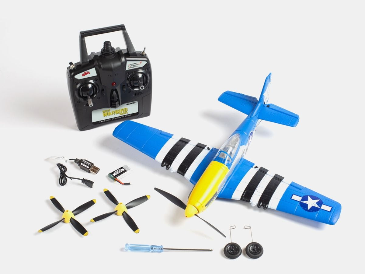Rage RC A1300V2 P-51 Obsession Micro RTF