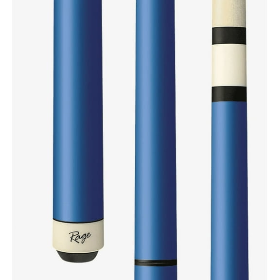 Rage RGJBHH-BLUE Three-Piece 48” - 58” Jump/Break Billiards Pool Cue Stick