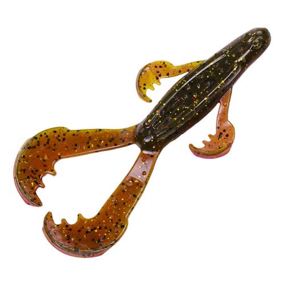 Strike King Rage Tail Space Monkey Fishing Bait - Green Pumpkin Color