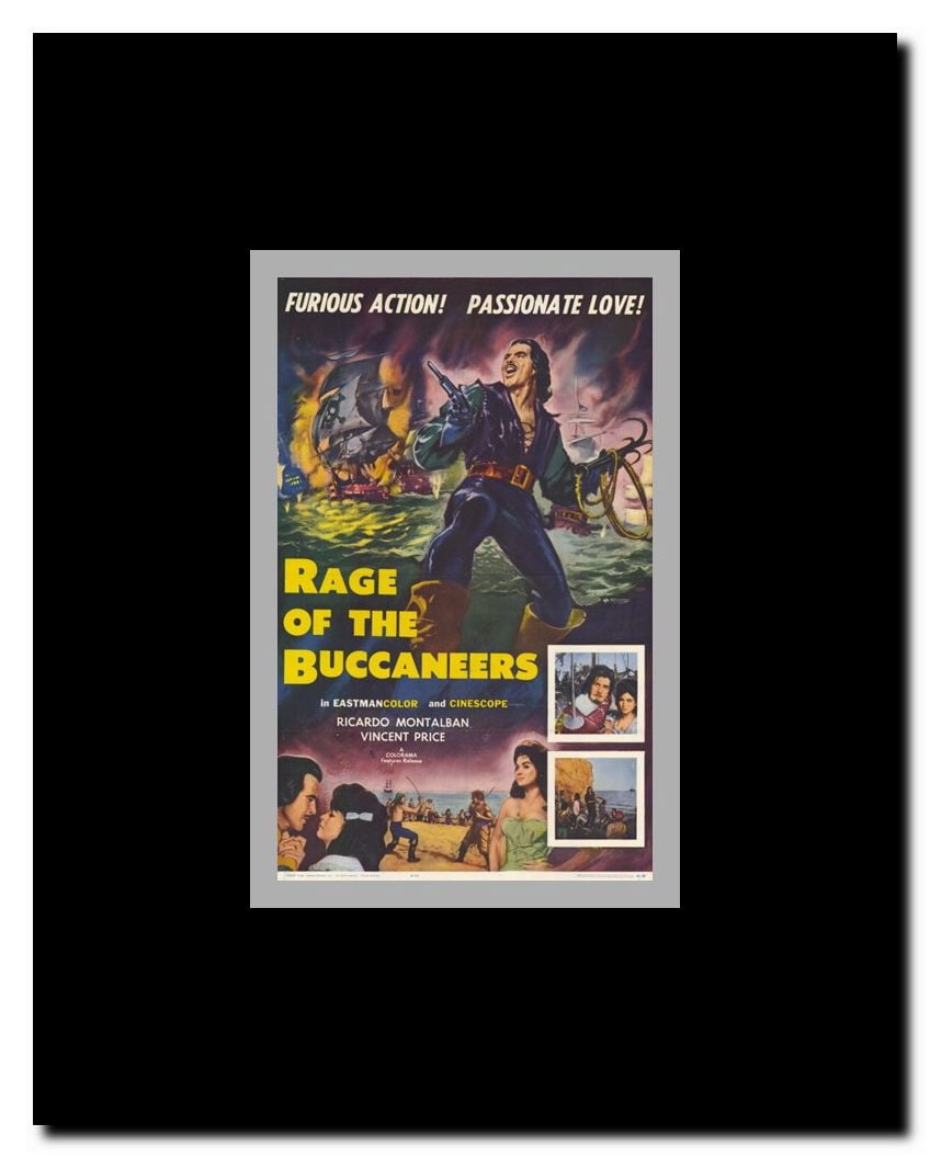 Rage of the Buccaneers Framed Movie Poster