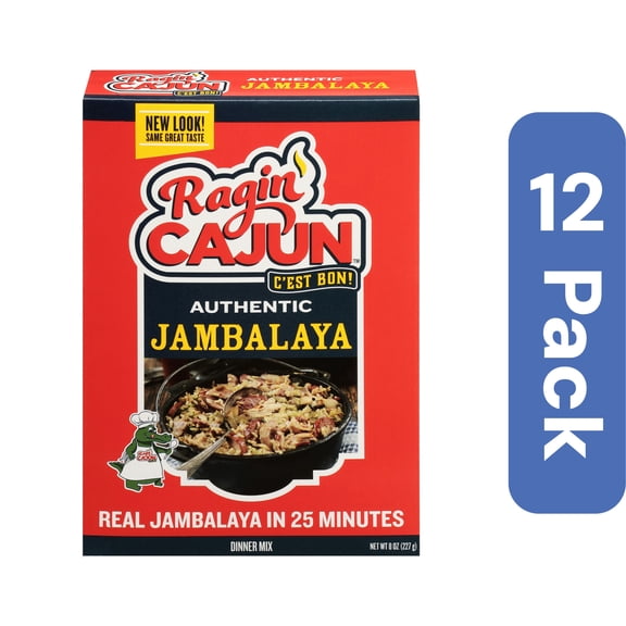 Ragin' Cajun Authentic Jambalaya 8 oz (Pack of 12)