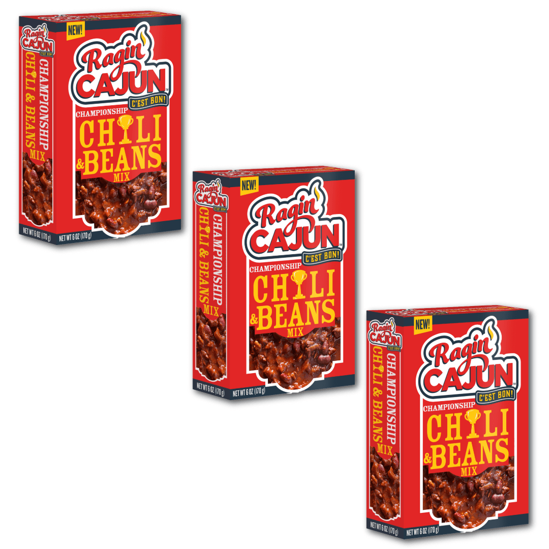 Ragin' Cajun Championship Chili With Beans MIx - 3 pack