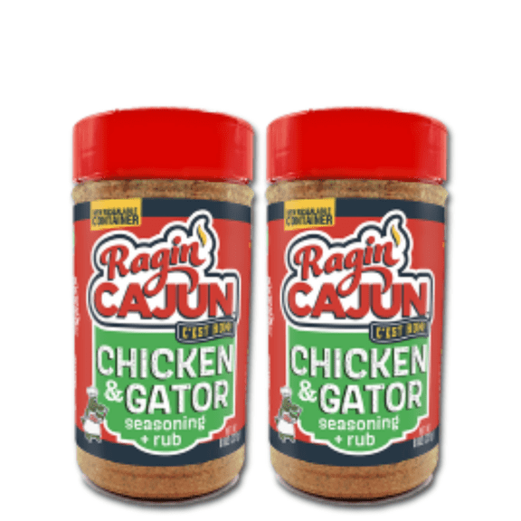 Ragin' Cajun Chicken & Gator Seasoning 8oz (2 Pack)