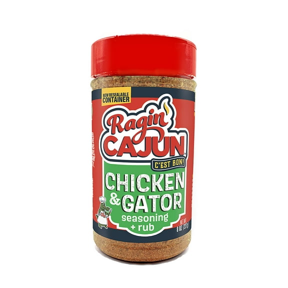 Ragin' Cajun Chicken & Gator Seasoning + Rub 8 oz