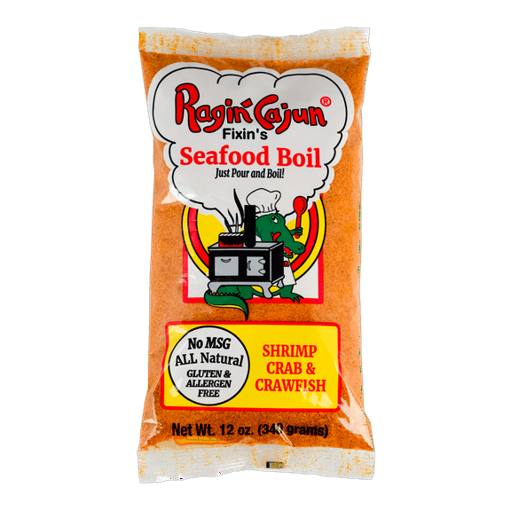 Ragin Cajun Fixin's Louisiana Shrimp, Crab and Crawfish Boil, 12 oz