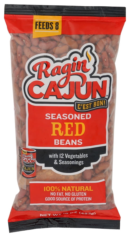 Ragin Cajun Mix Red Bean Seasoning & Vegetables 16 oz (Pack of 12)