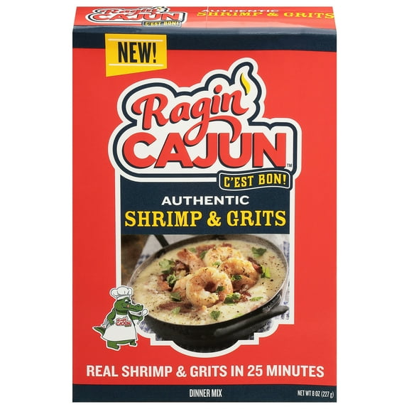 Ragin Cajun Mix Shrimp and Grits 8 oz (Pack Of 12)