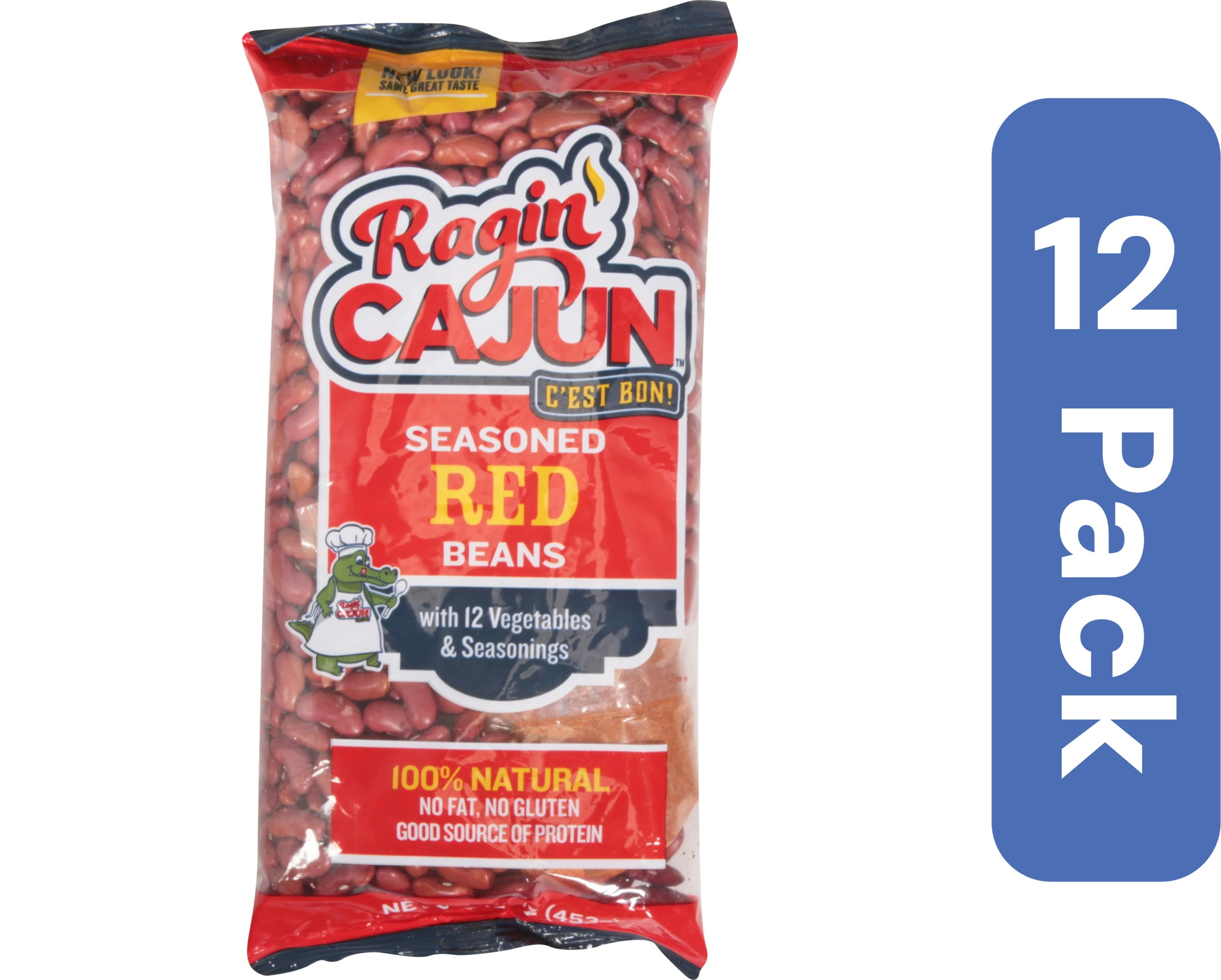 Ragin' Cajun Red Bean Seasoning & Vegetables Mix 16 oz (Pack Of 12 ...