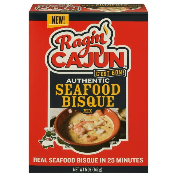 Ragin Cajun Seafood Bisque Authentic 5 oz (Pack Of 12)