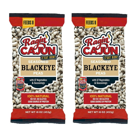 Ragin' Cajun Seasoned Blackeye Peas (2 pack)