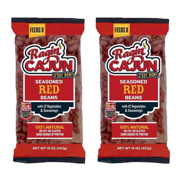 Ragin' Cajun Seasoned Red Beans (2 pack)