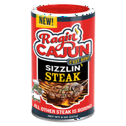 Ragin Cajun Sizzlin Steak Seasoning 8 Ounce Canister