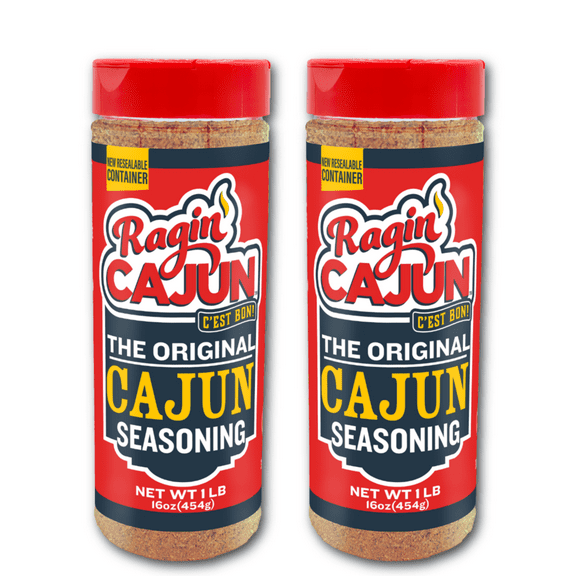Ragin Cajun The Original Cajun Seasoning, All-Purpose Spice Blend, 16 oz (2 pack)