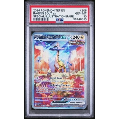 Pokemon Raging Bolt Ex 208/162 Temporal Forces 2024 Collectible Card Game